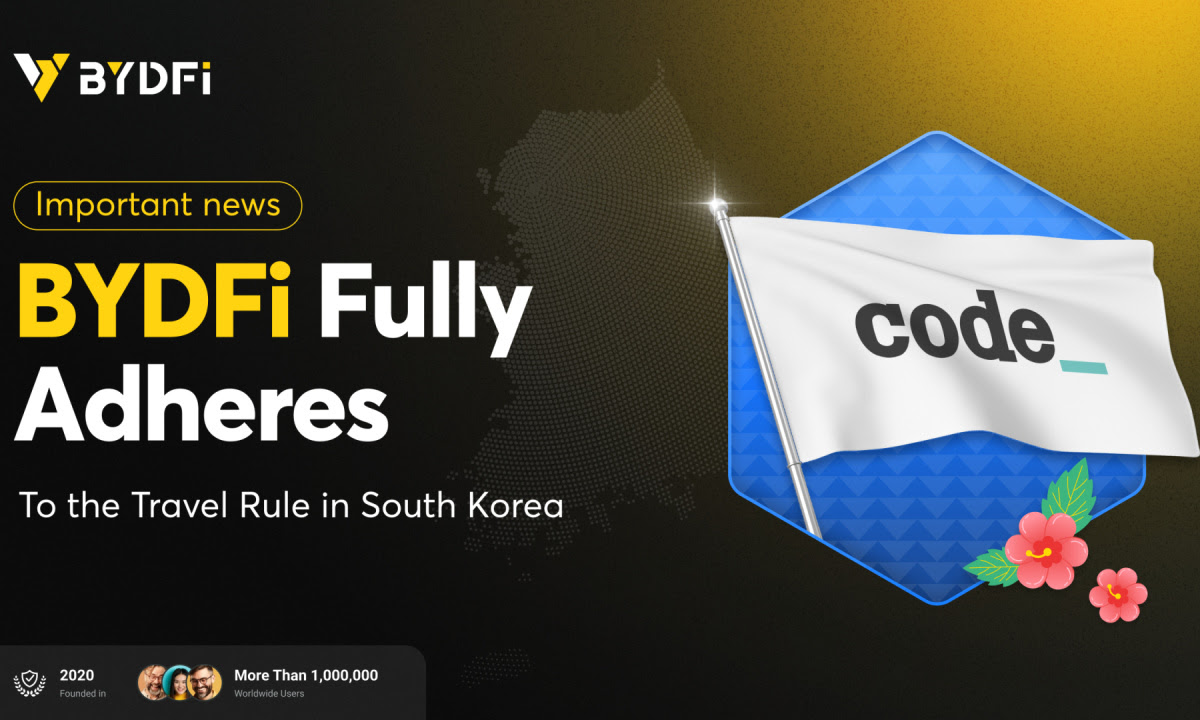 BYDFi Joins South Korea's CODE VASP Alliance to Advance Regulatory Efforts