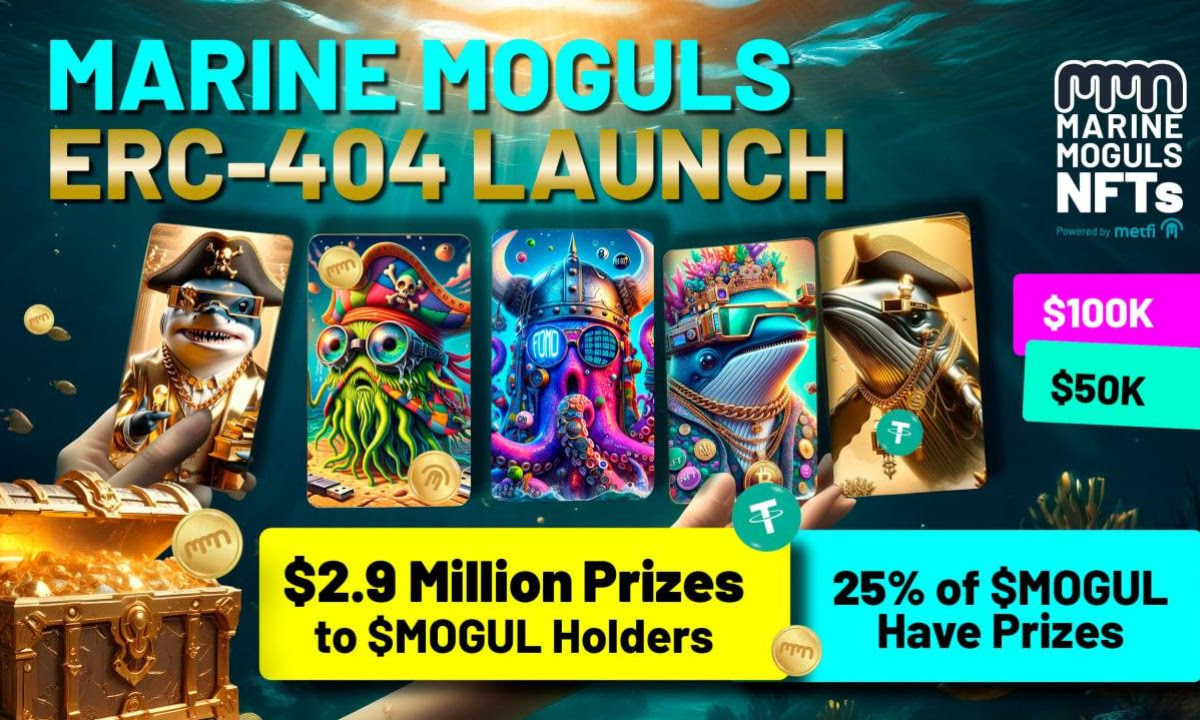 Marine Moguls Launches on the ERC-404 Protocol With $2.9M in Prizes for Token Holders