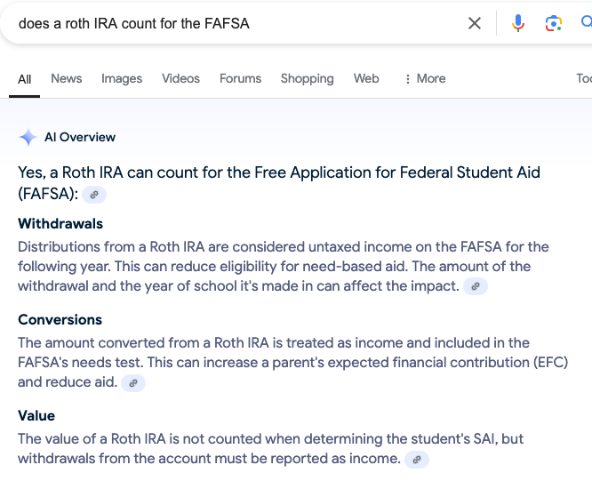 Does A Roth IRA Count For FAFSA?