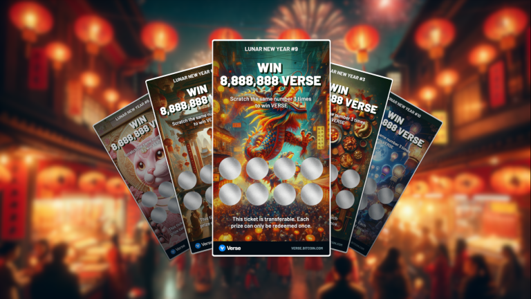 Bitcoin.com Verse Team Celebrates First Jackpot Winner in Lunar New Year Scratcher Event