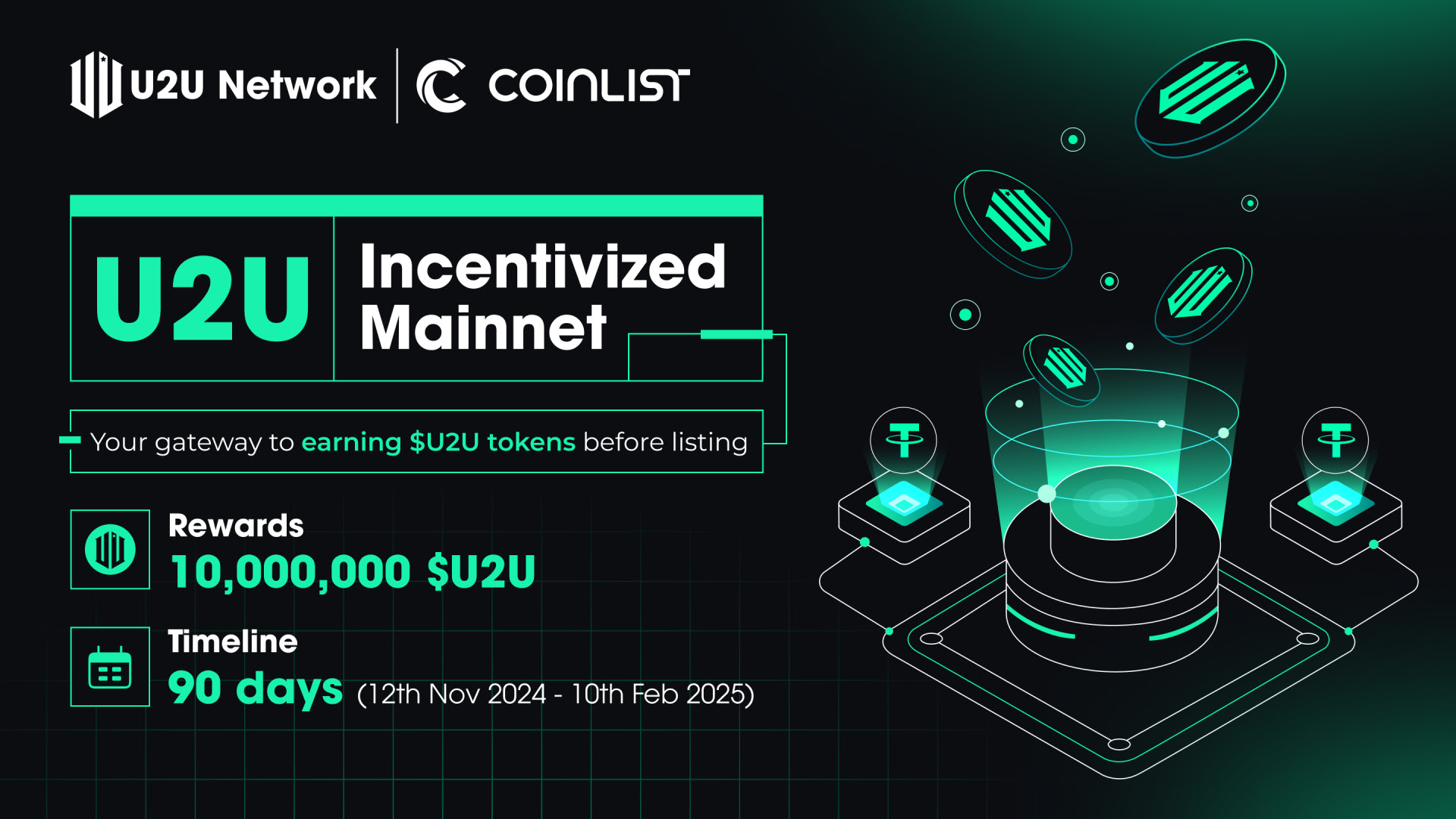 CoinList Unveils First DePIN Collaboration with U2U Network to develop the DePIN Market