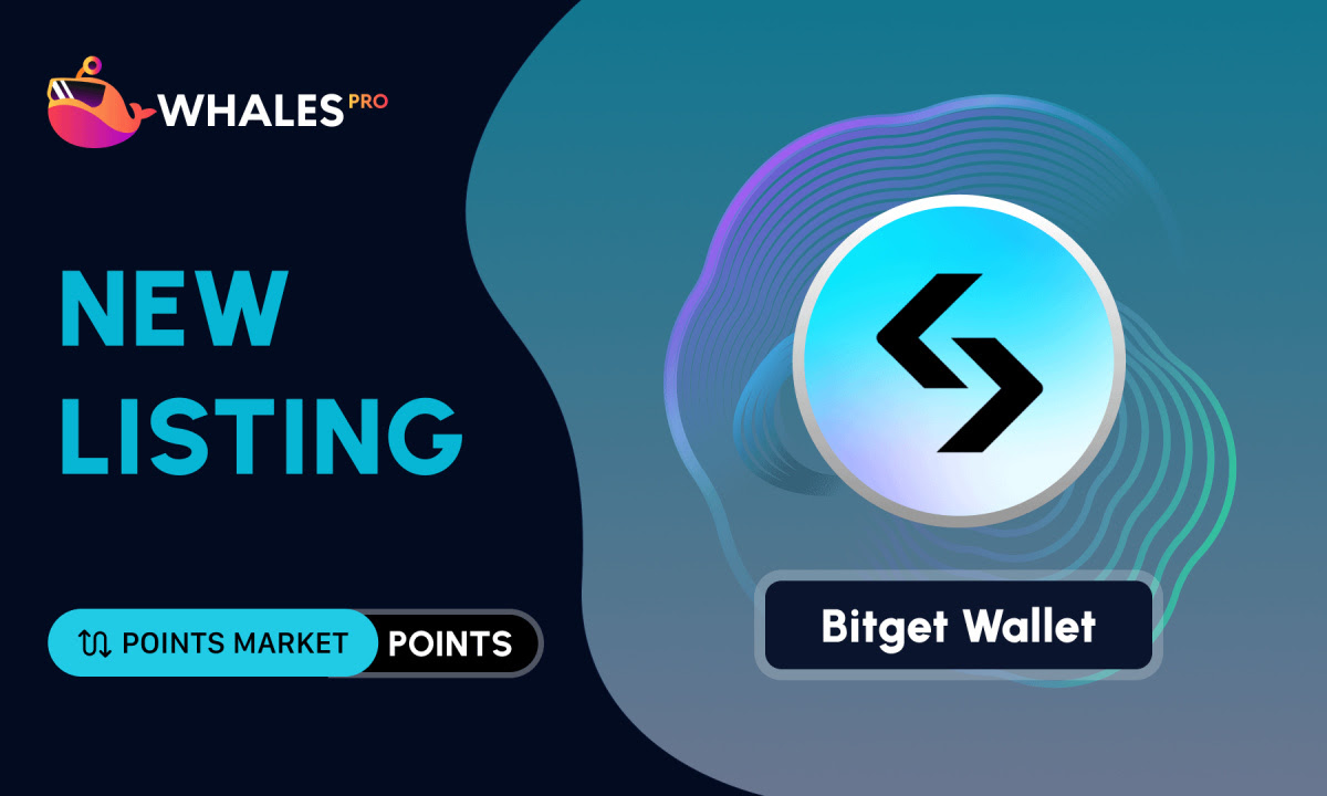 Bitget Wallet's BWB Points Launches on Whales Market, Soars to Second Highest 24-Hour Trading Volume